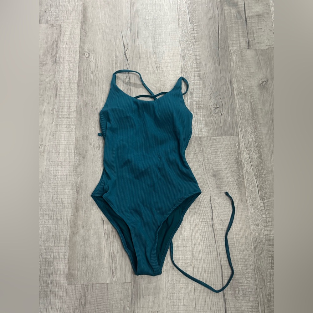 Zaful Teal One Piece Swimsuit